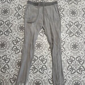 James Perse Gray Straight Leg Pants